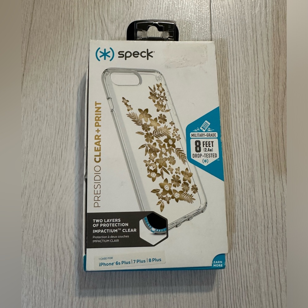 New speck presidio clear + print case iPhone